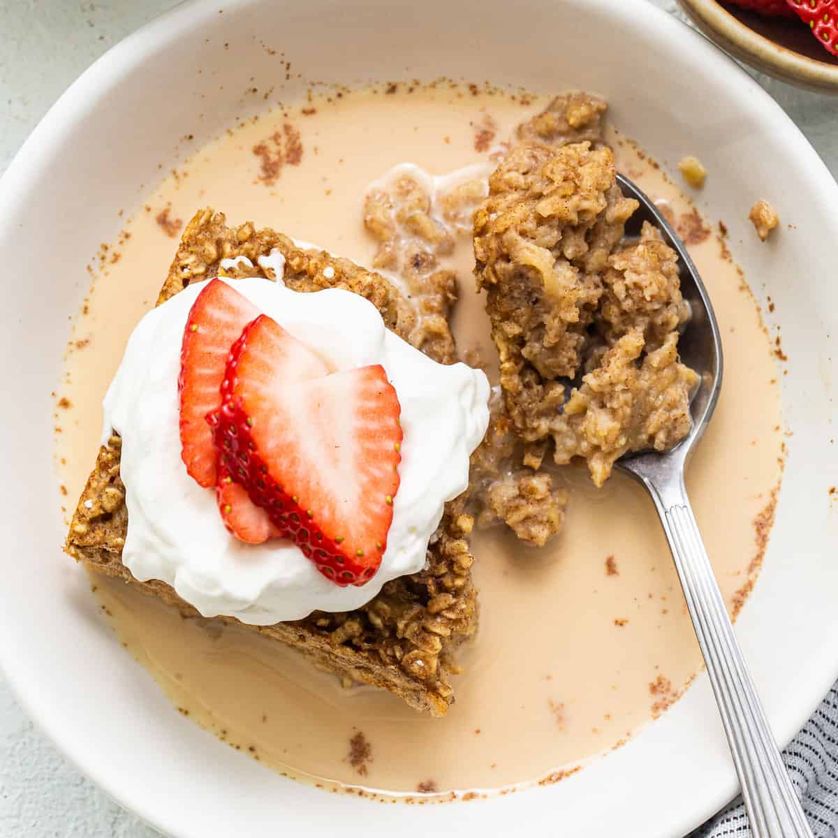 Easy Make-Ahead Tres Leches Baked Oatmeal Recipe
